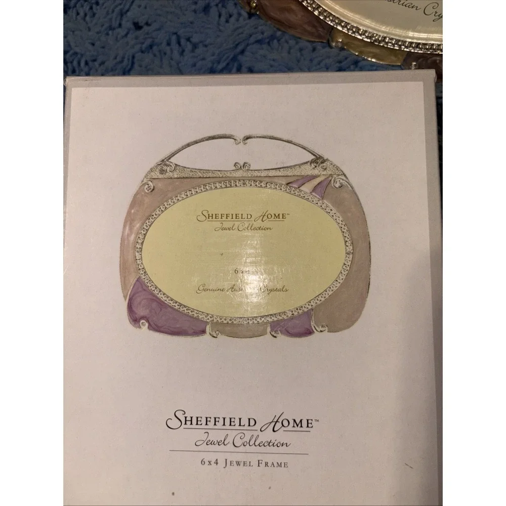 Photo Frame By Sheffield Home Jewel Collection Purse ShapeAustrian Crystals 6x4